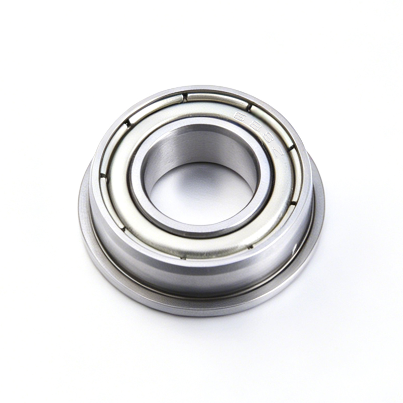 Gnéithe Flanged Mini Bearing Dearadh Sábhálann Spás Ideal do Gléasanna Beaga